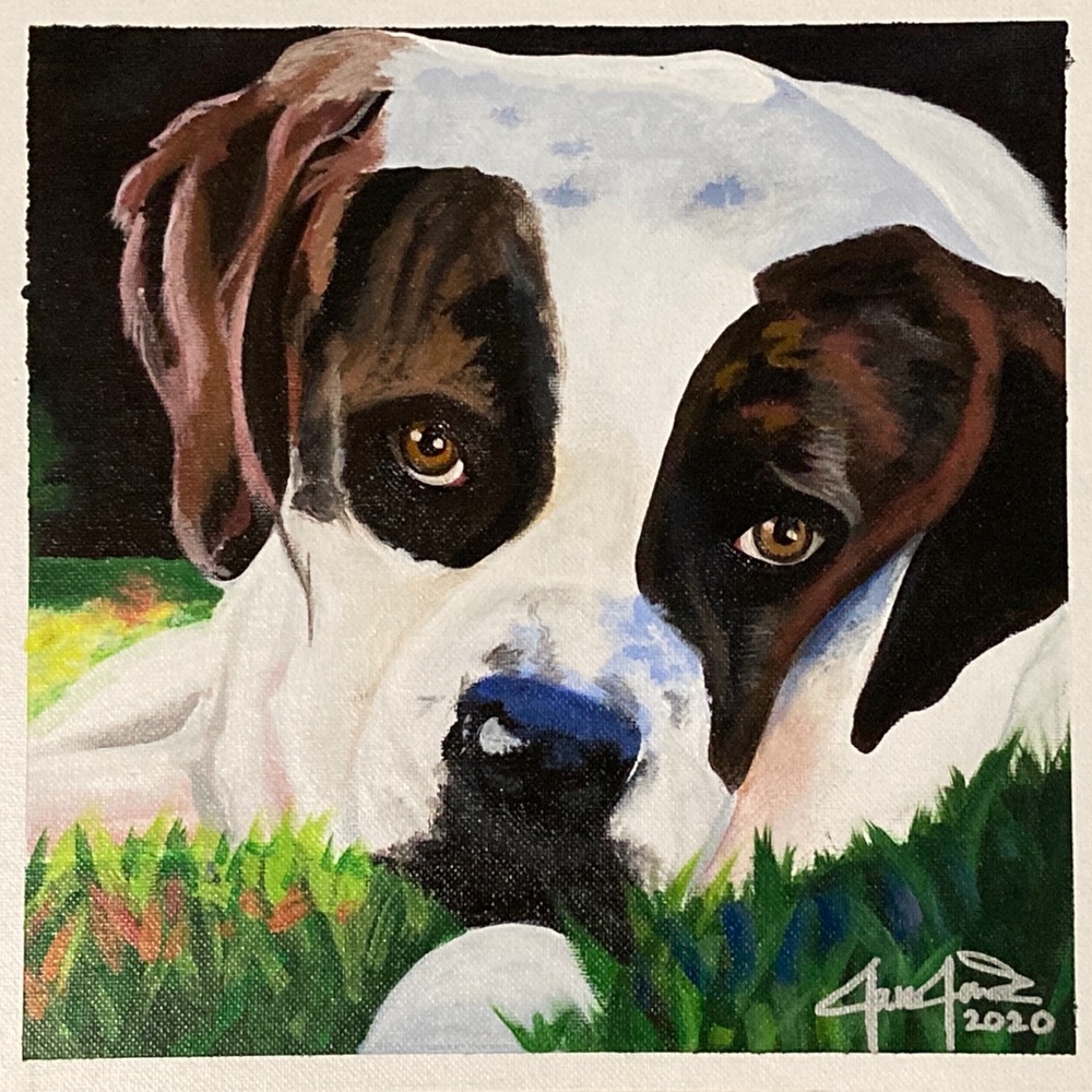 ❤️ Custom Original Painting Pet Portrait Art